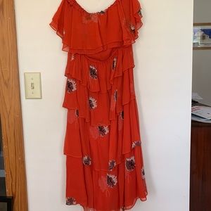 Rebecca Taylor tiered ruffled sundress Size 8- NWT